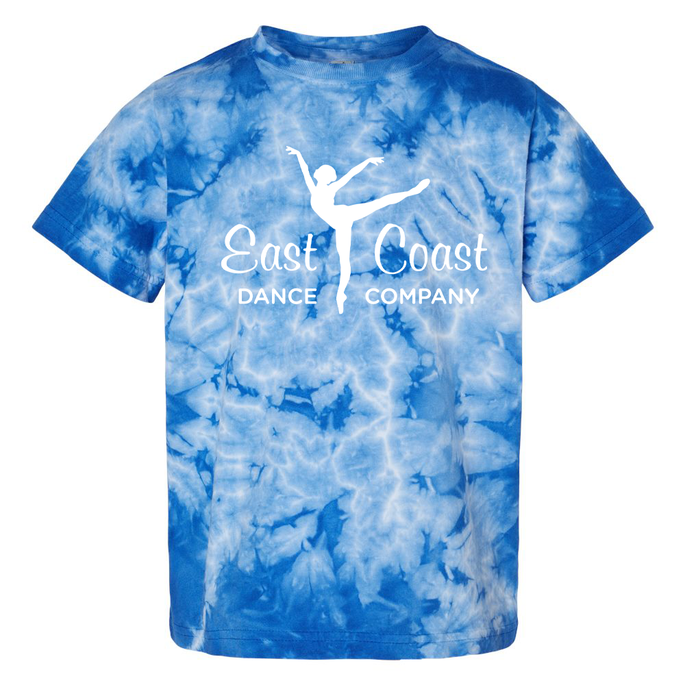 East Coast Dance Company Toddler Crystal Tie-Dyed T-Shirt