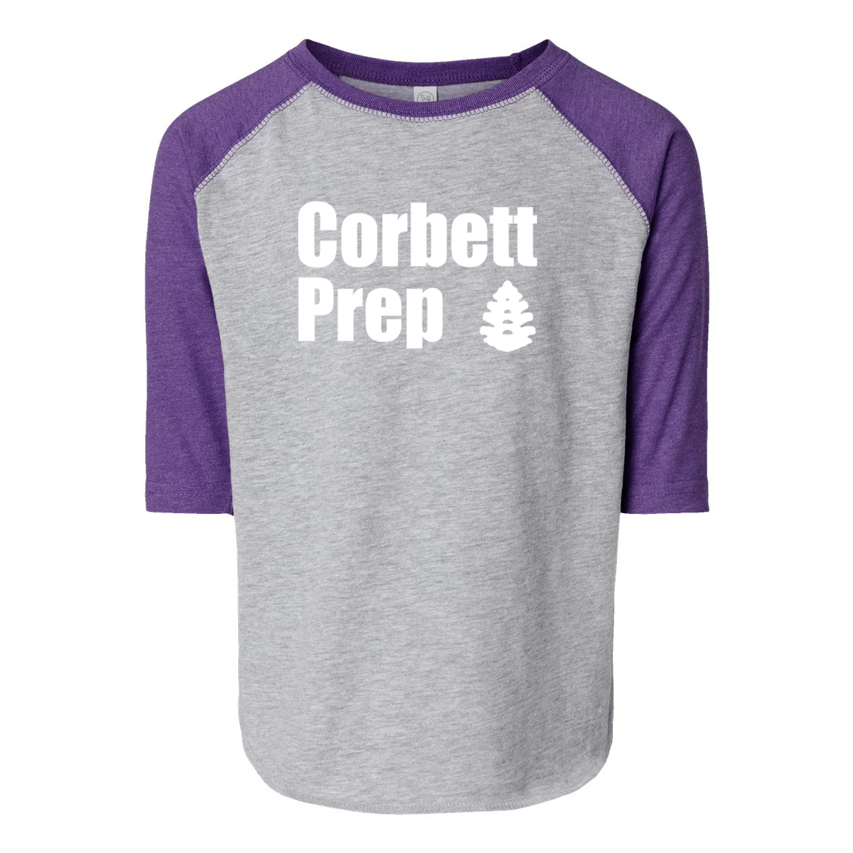 Corbett Prep Toddler Fine Jersey Three-Quarter Sleeve Tee