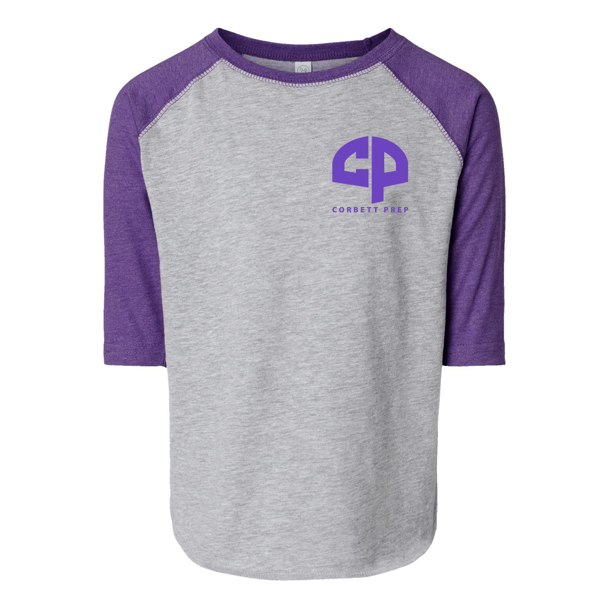 Corbett Prep Toddler Fine Jersey Three-Quarter Sleeve Tee