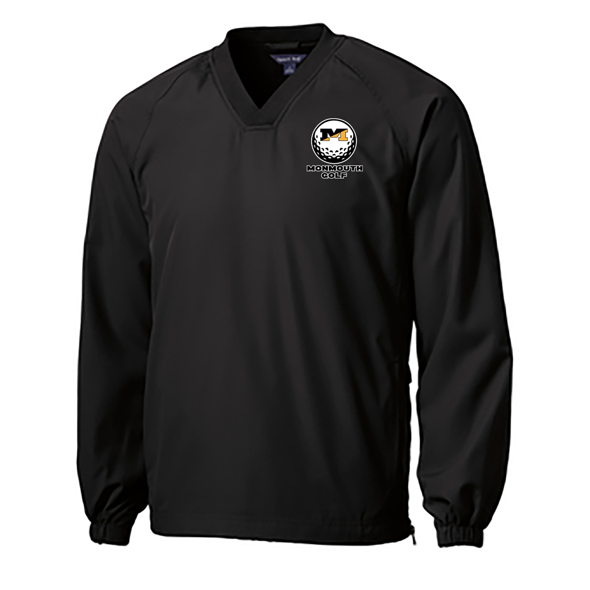 Monmouth Regional HS Golf V-Neck Raglan Wind Shirt
