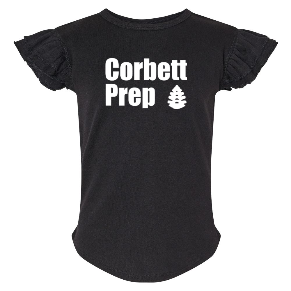 Corbett Prep Toddler Flutter Sleeve Tee