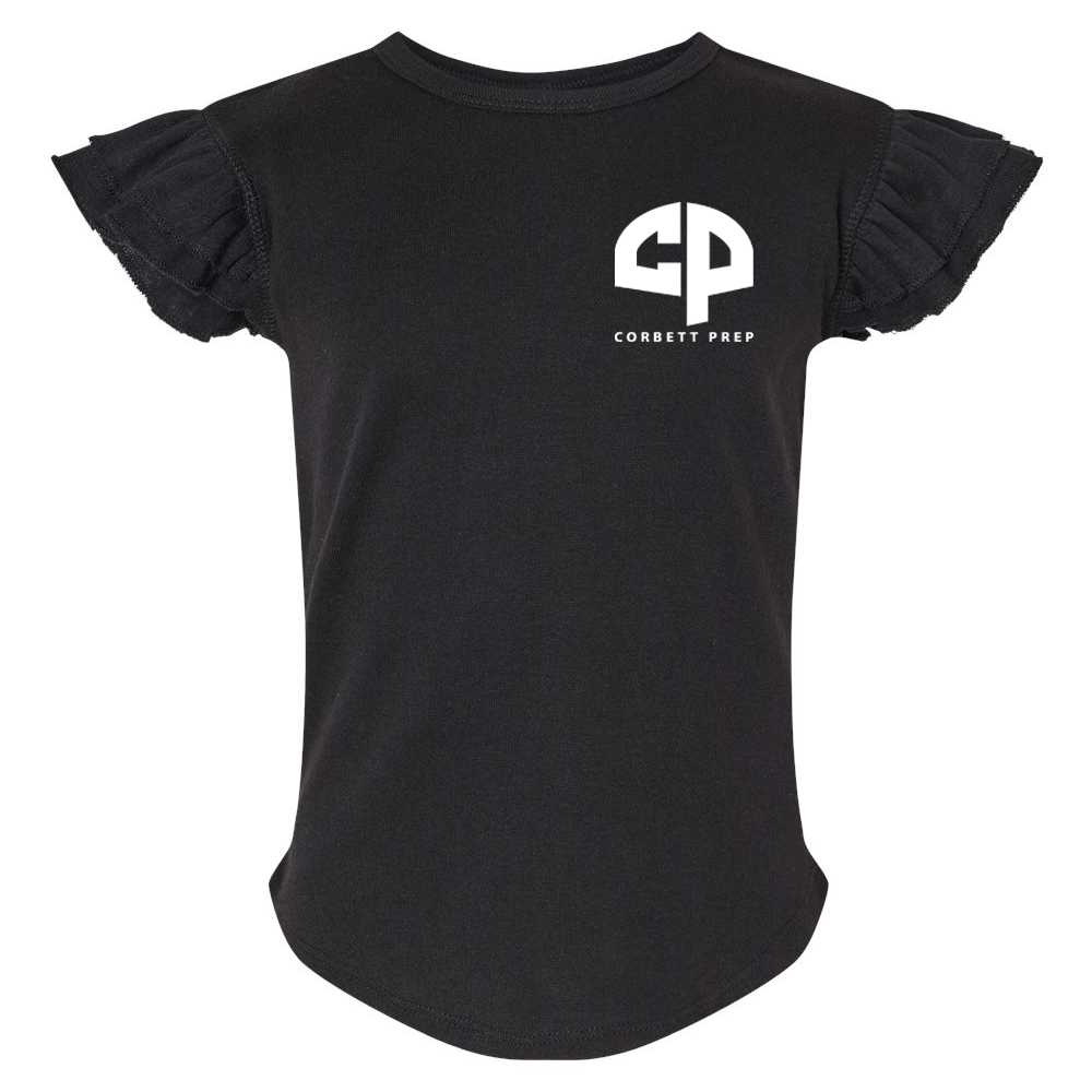Corbett Prep Toddler Flutter Sleeve Tee