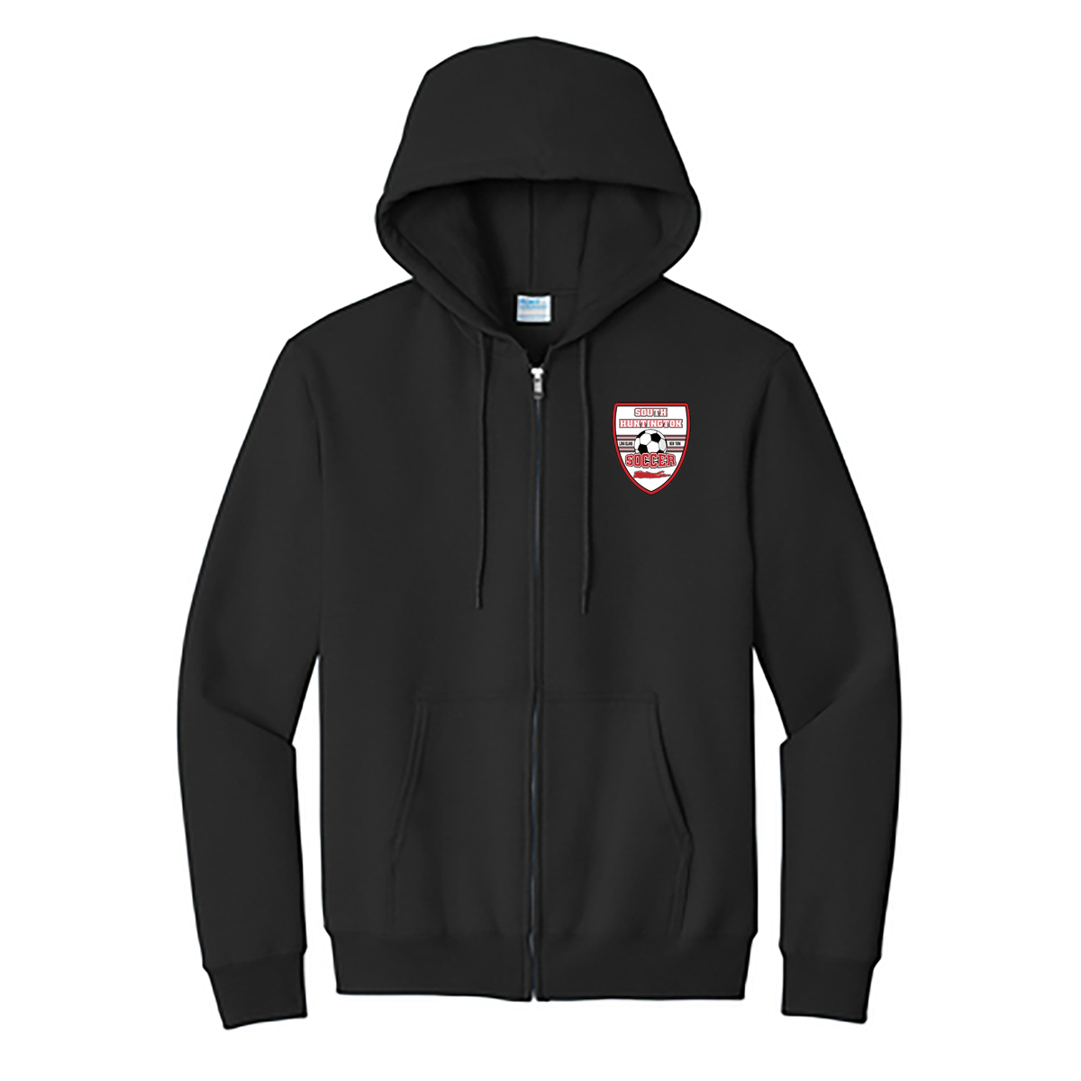 South Huntington Soccer Club Full Zip Hoodie - Port & Co.