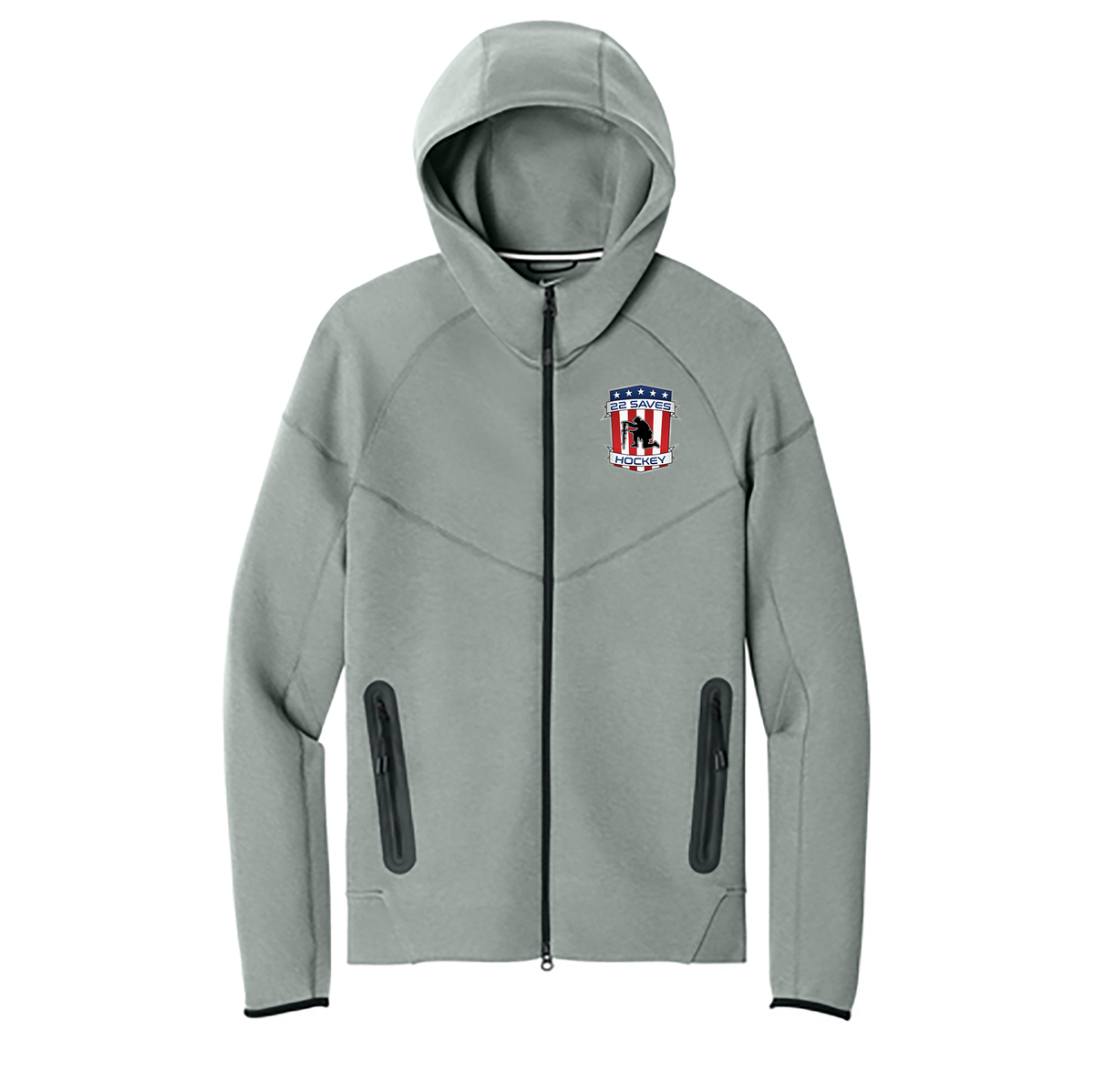 22 Saves Hockey Nike Tech Fleece Full-Zip Hoodie