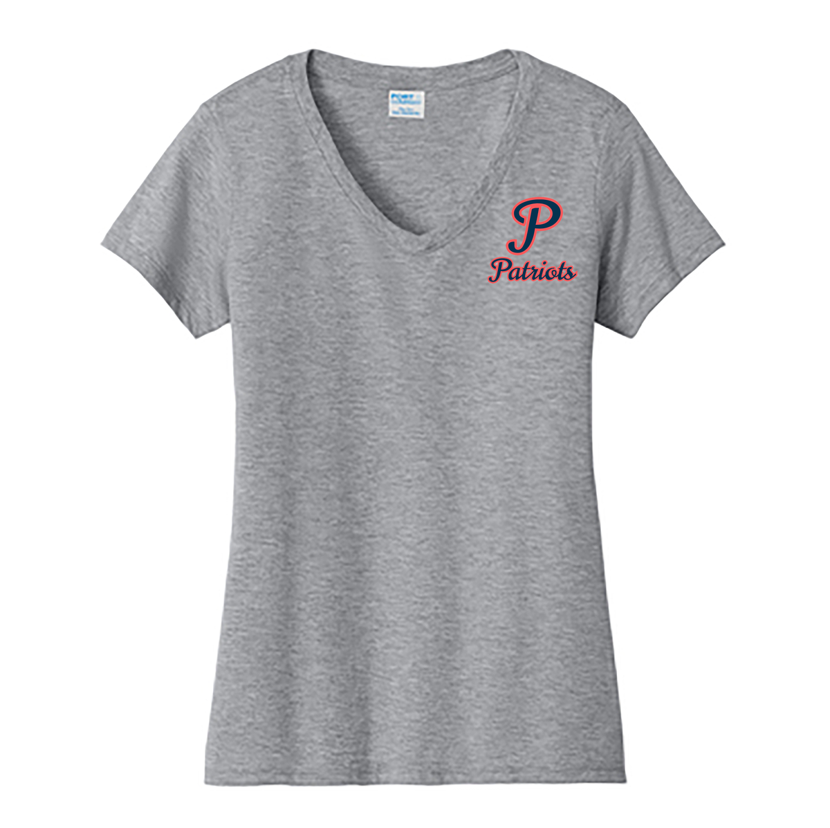 Augusta Patriots Lacrosse Club Ladies Fan Favorite V-Neck Tee