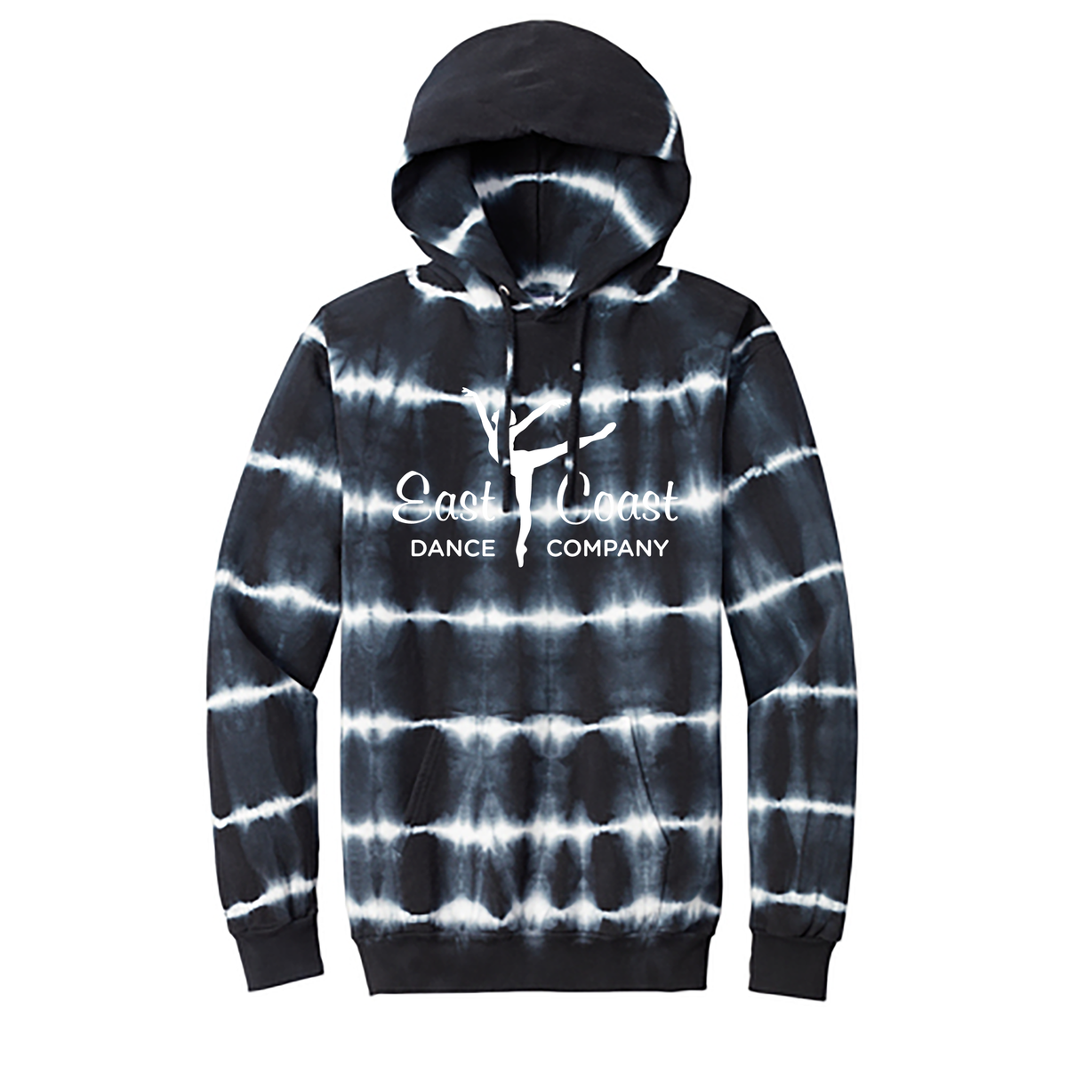 East Coast Dance Company Allover Stripe Tie-Dye Fleece