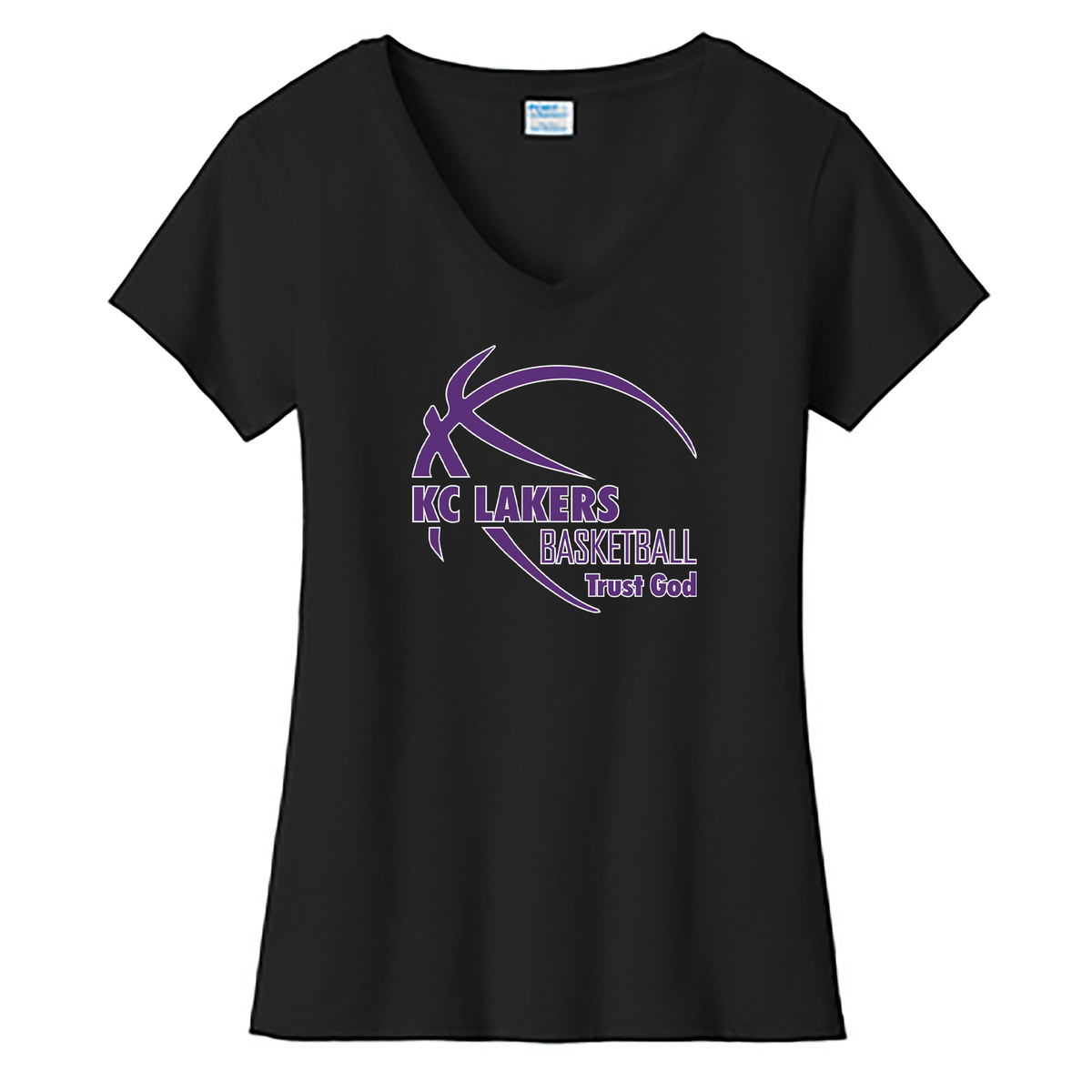 KC Lakers Ladies Fan Favorite V-Neck Tee