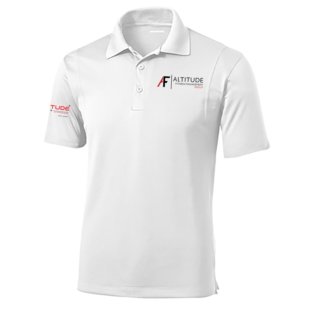 Altitude Fitness Management Group Micropique Sport-Wick Polo