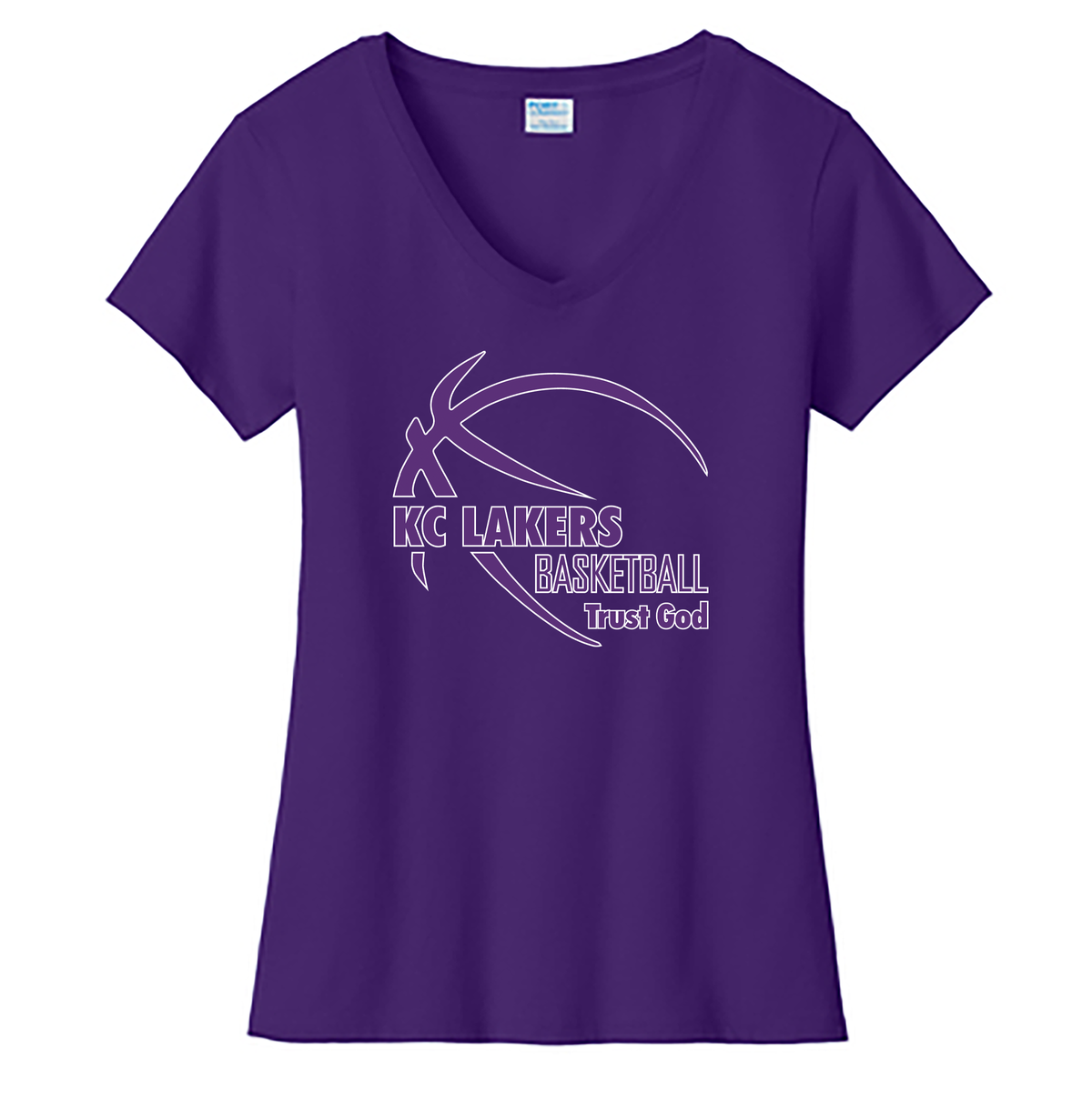 KC Lakers Ladies Fan Favorite V-Neck Tee