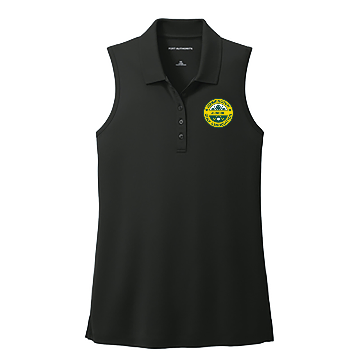 Washington Junior Golf Association Ladies Dry Zone UV Micro-Mesh Sleeveless Polo