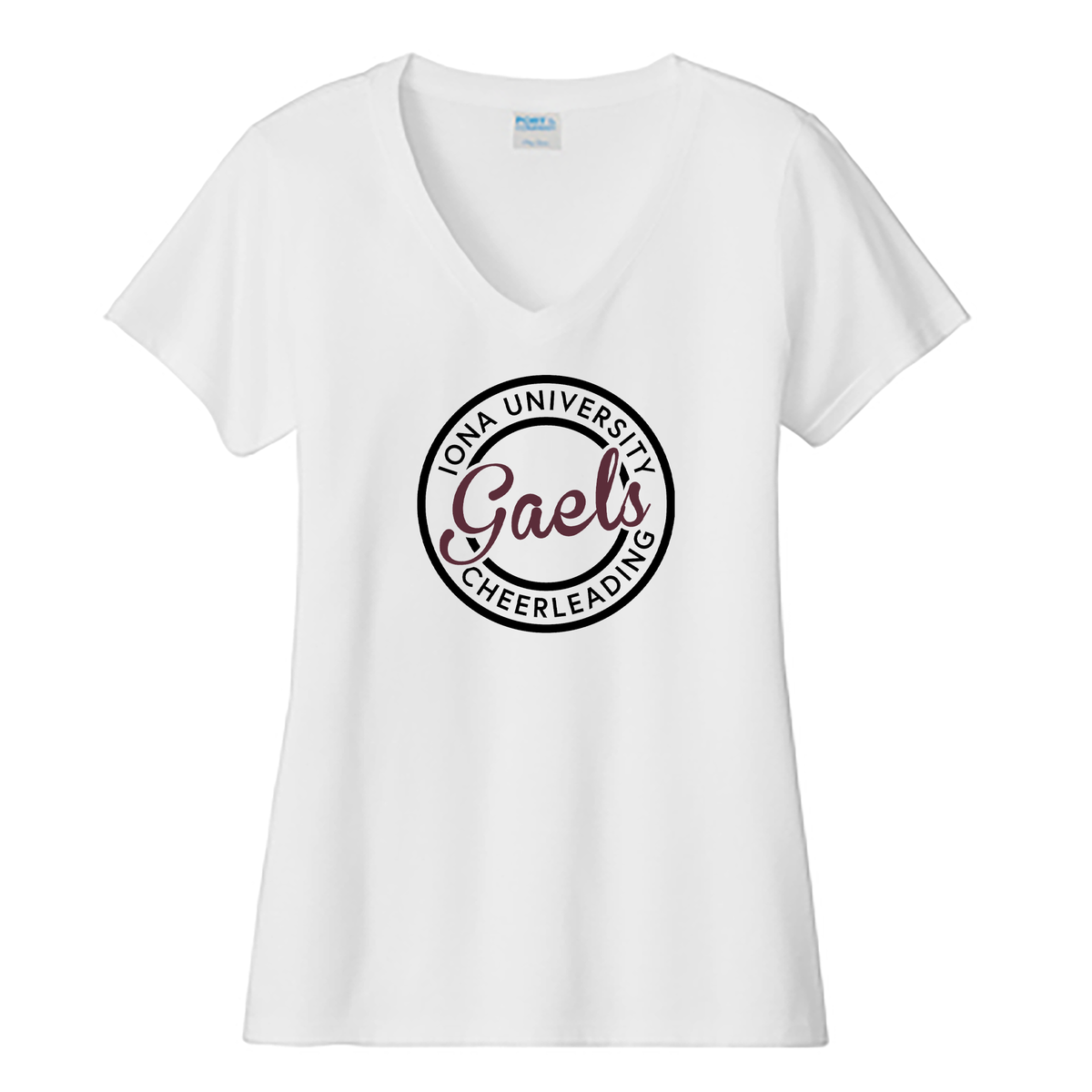 Iona University Cheer Ladies Fan Favorite V-Neck Tee