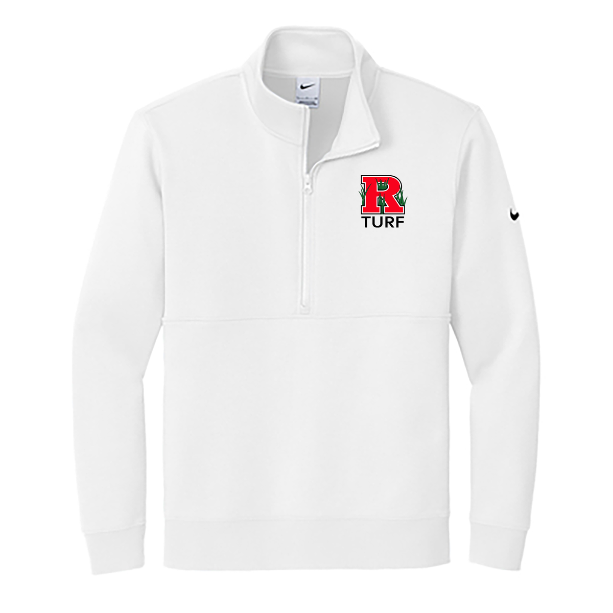 Rutgers Turf Nike Club Fleece 1/2-Zip