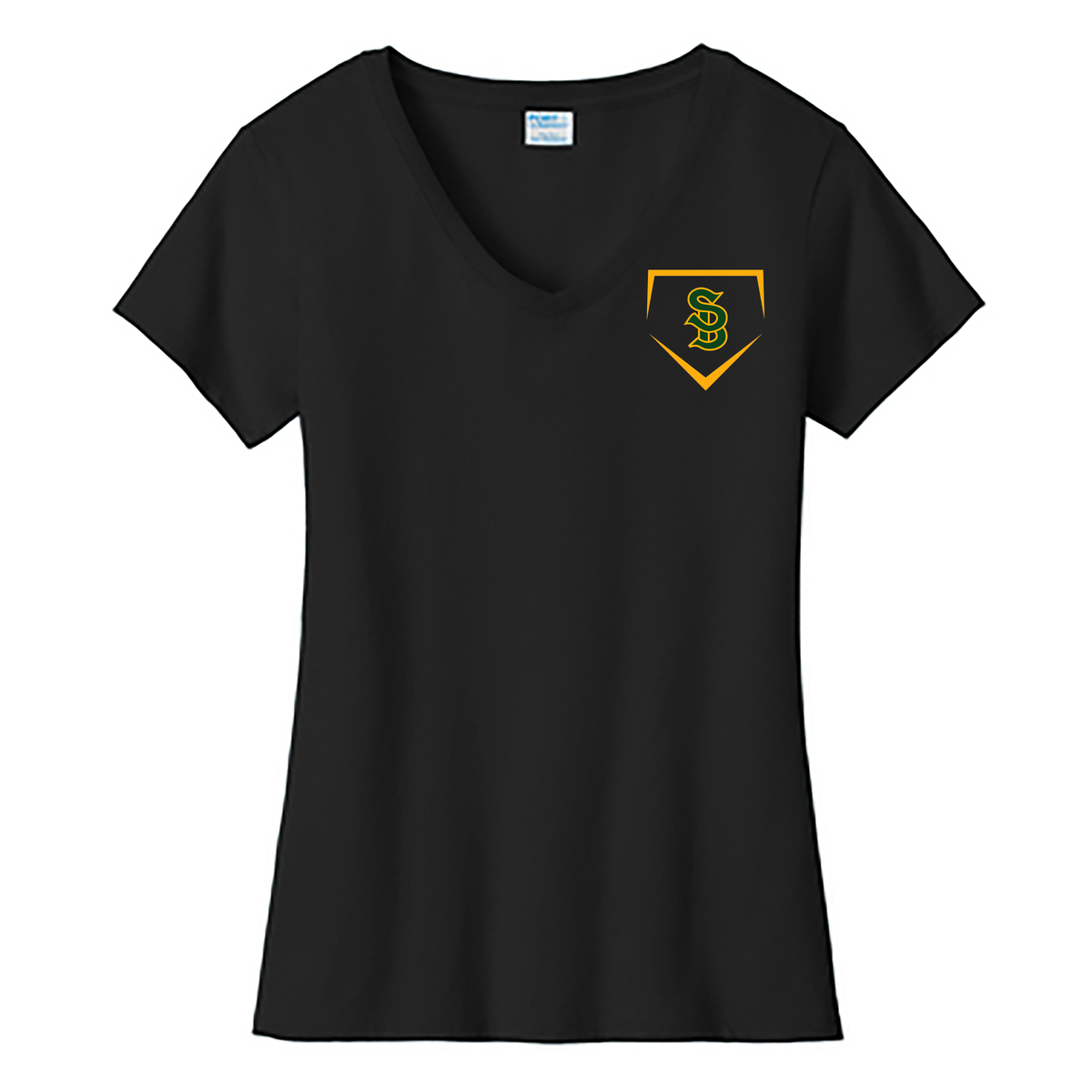 Santa Barbara HS Baseball Ladies Fan Favorite V-Neck Tee