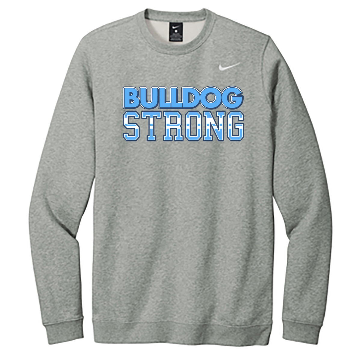 Blue Collar Bulldogs Nike Fleece Crew Neck