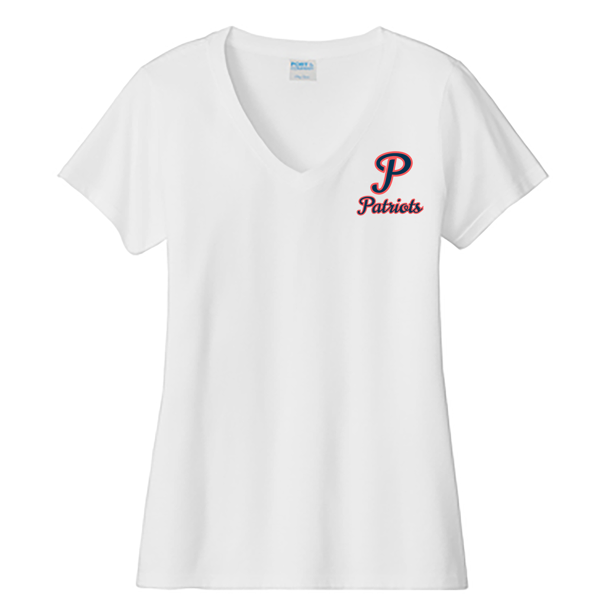 Augusta Patriots Lacrosse Club Ladies Fan Favorite V-Neck Tee