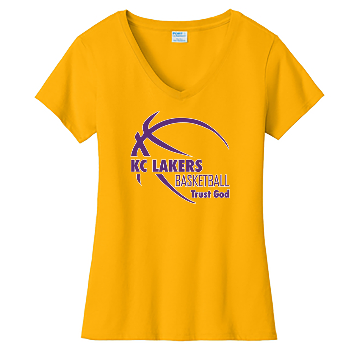 KC Lakers Ladies Fan Favorite V-Neck Tee