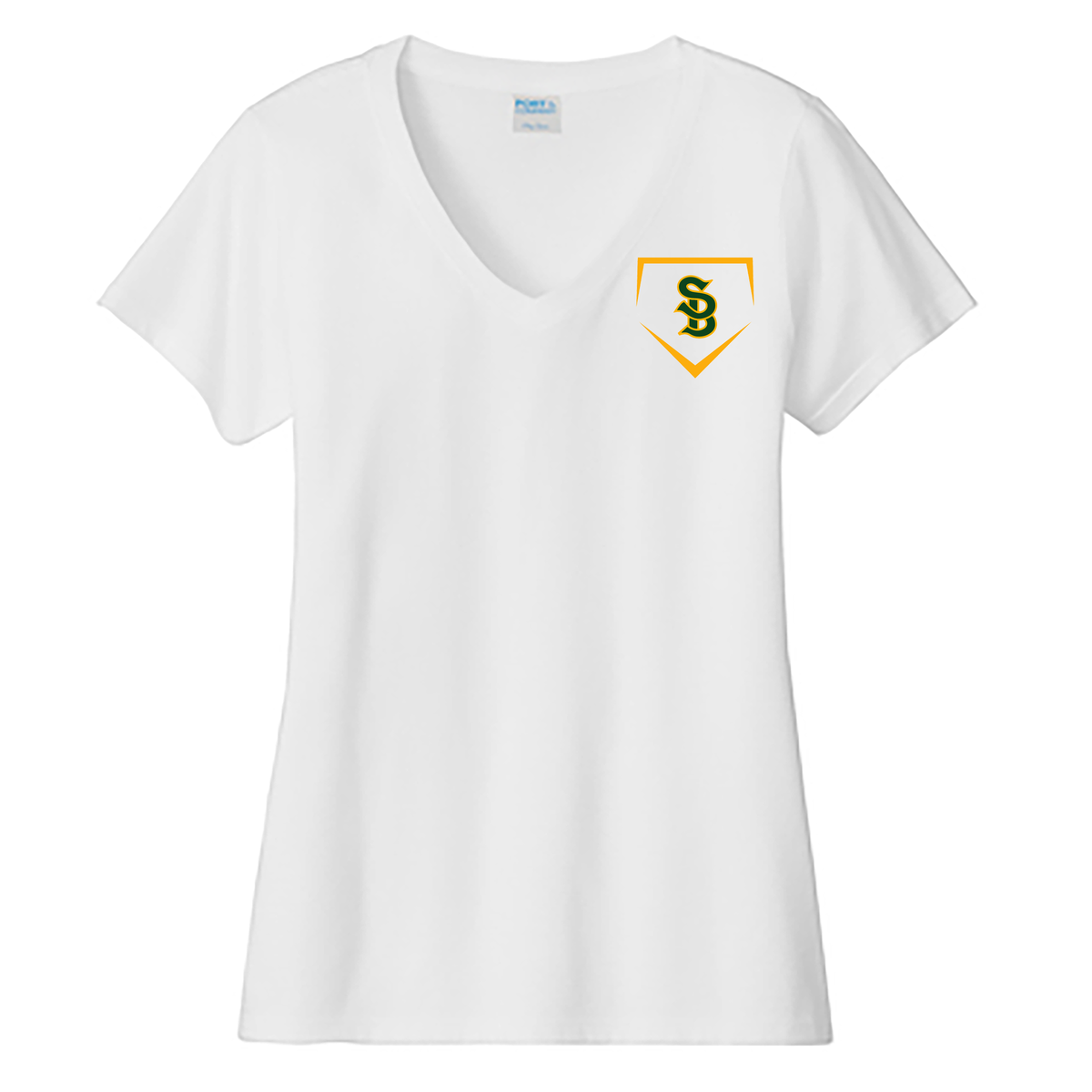 Santa Barbara HS Baseball Ladies Fan Favorite V-Neck Tee