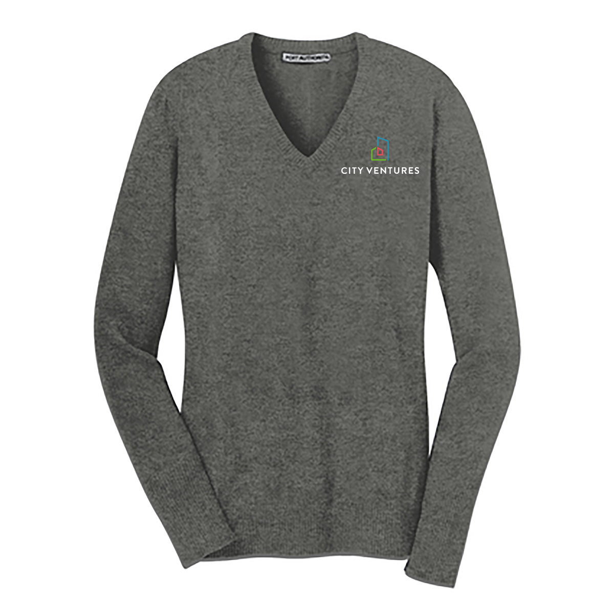 City Ventures Ladies V-Neck Sweater