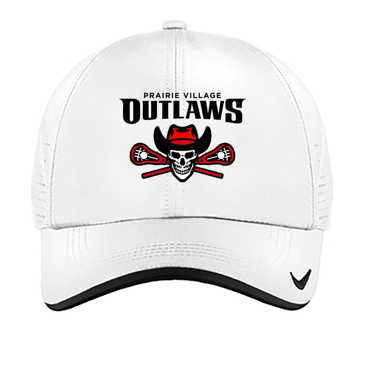 Prairie Village Outlaws Lacrosse Nike Swoosh Cap