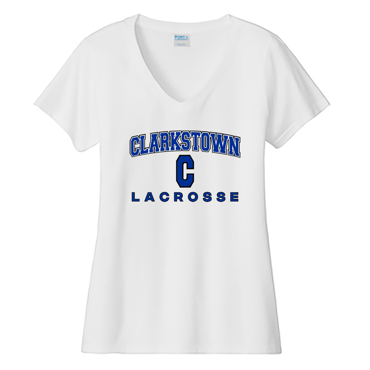 Clarkstown Lacrosse Ladies Fan Favorite V-Neck Tee