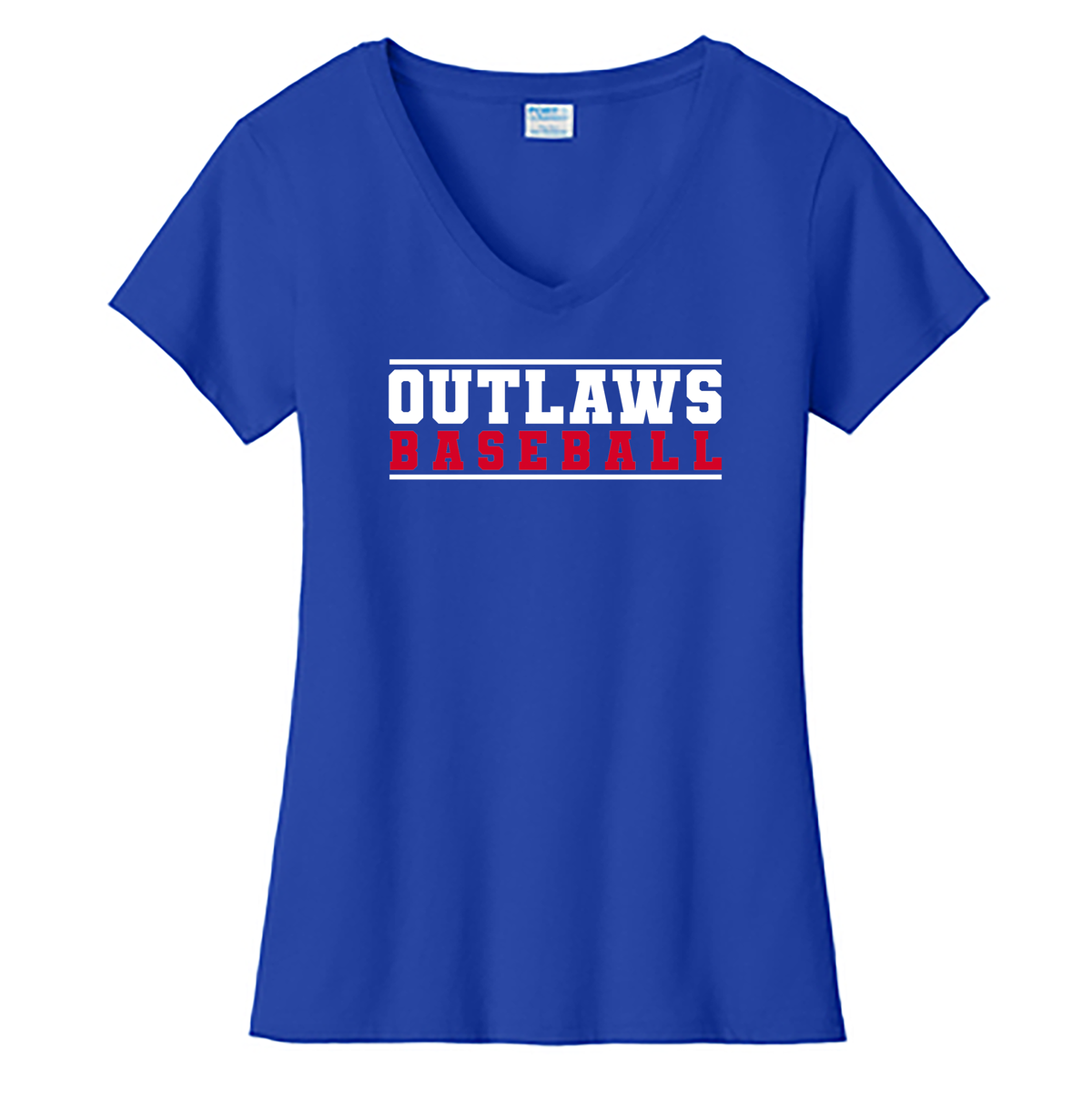 Southern Indiana Outlaws Baseball Ladies Fan Favorite V-Neck Tee