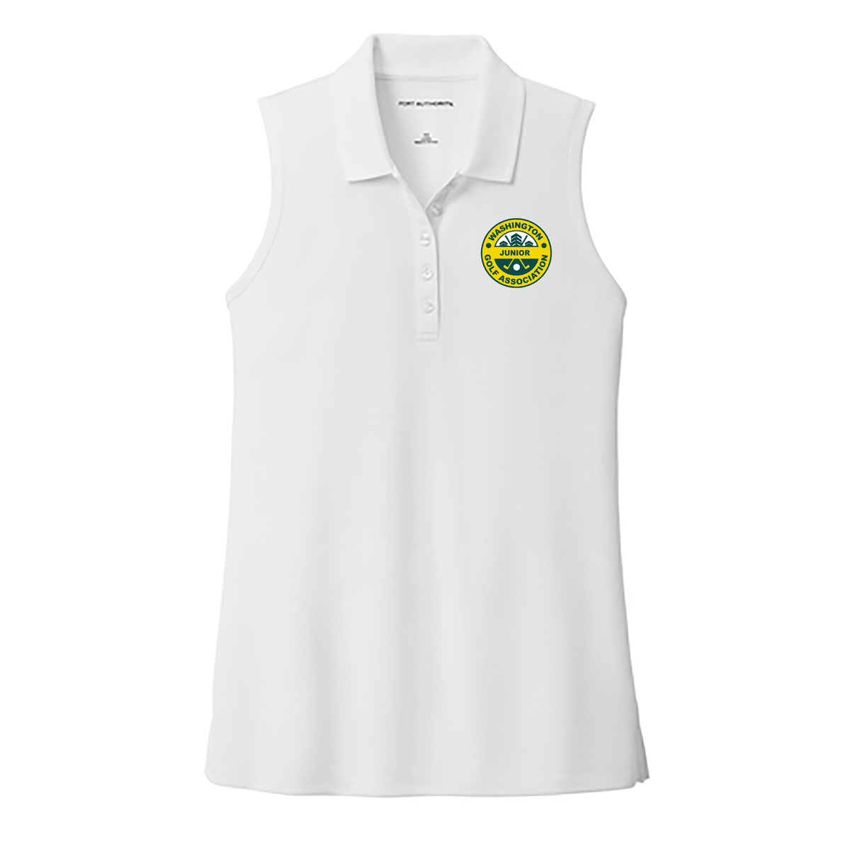 Washington Junior Golf Association Ladies Dry Zone UV Micro-Mesh Sleeveless Polo