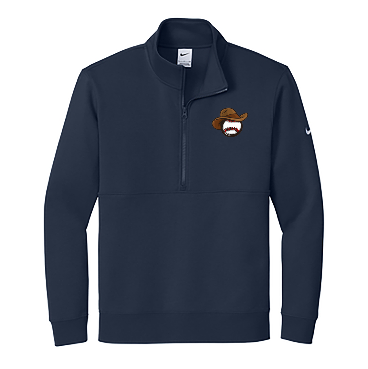 Caballeros Baseball Nike Club Fleece 1/2-Zip