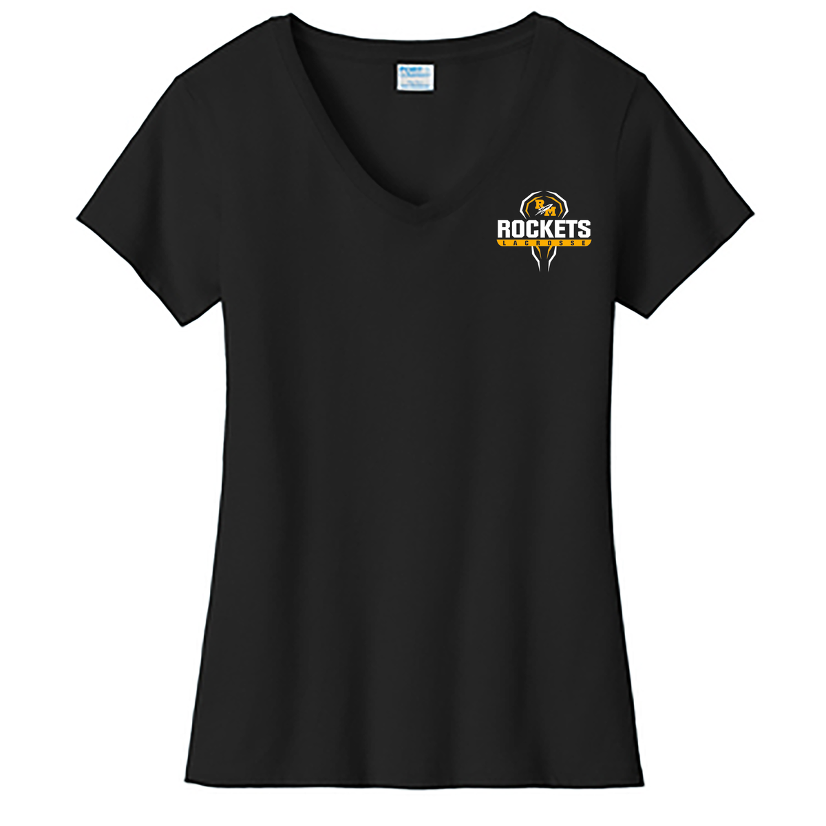 Richard Montgomery Rockets Lacrosse Ladies Fan Favorite V-Neck Tee