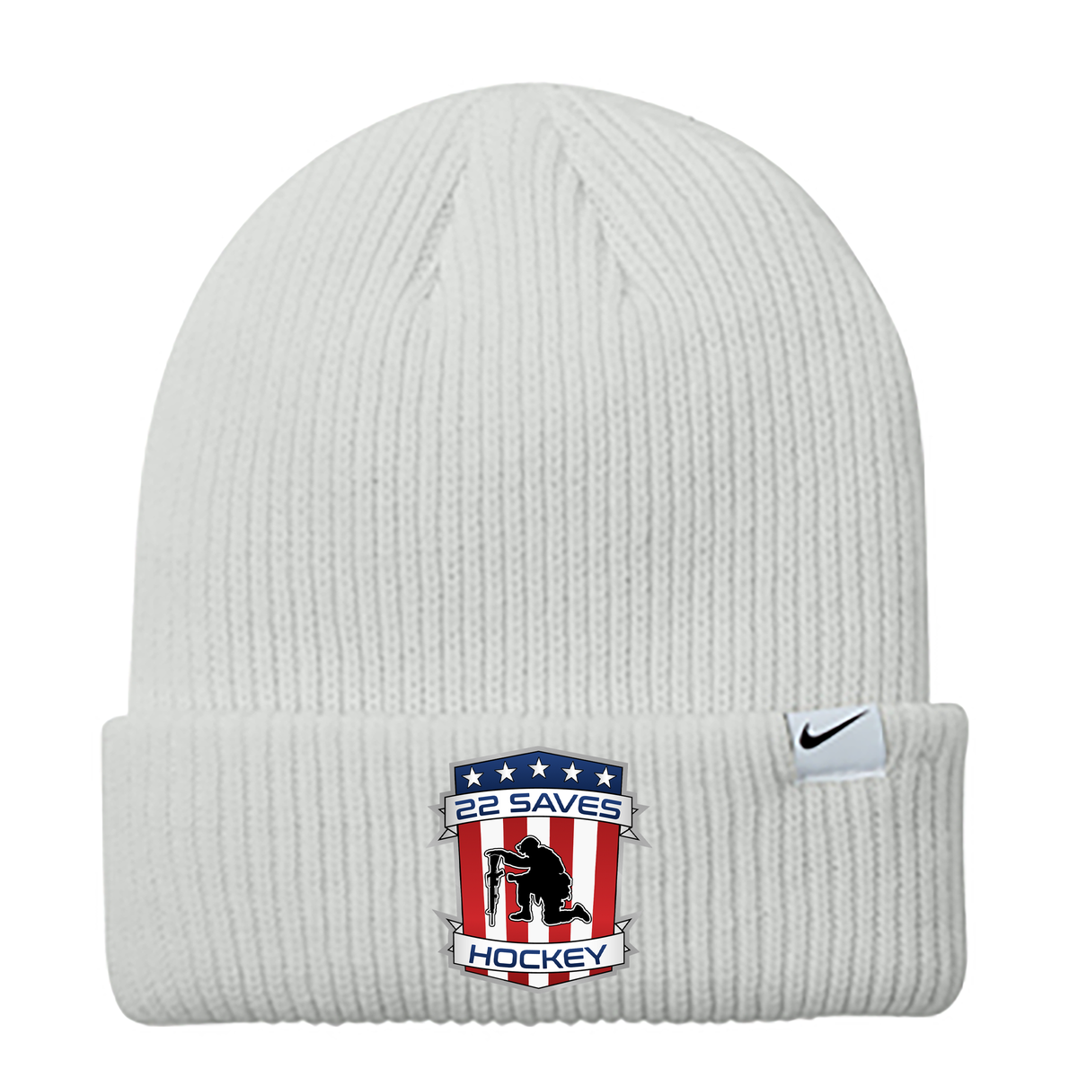 22 Saves Hockey Nike Terra Beanie