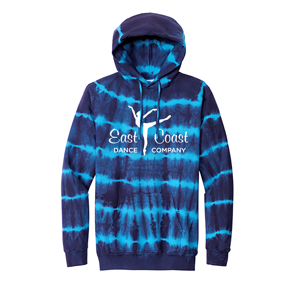 East Coast Dance Company Allover Stripe Tie-Dye Fleece