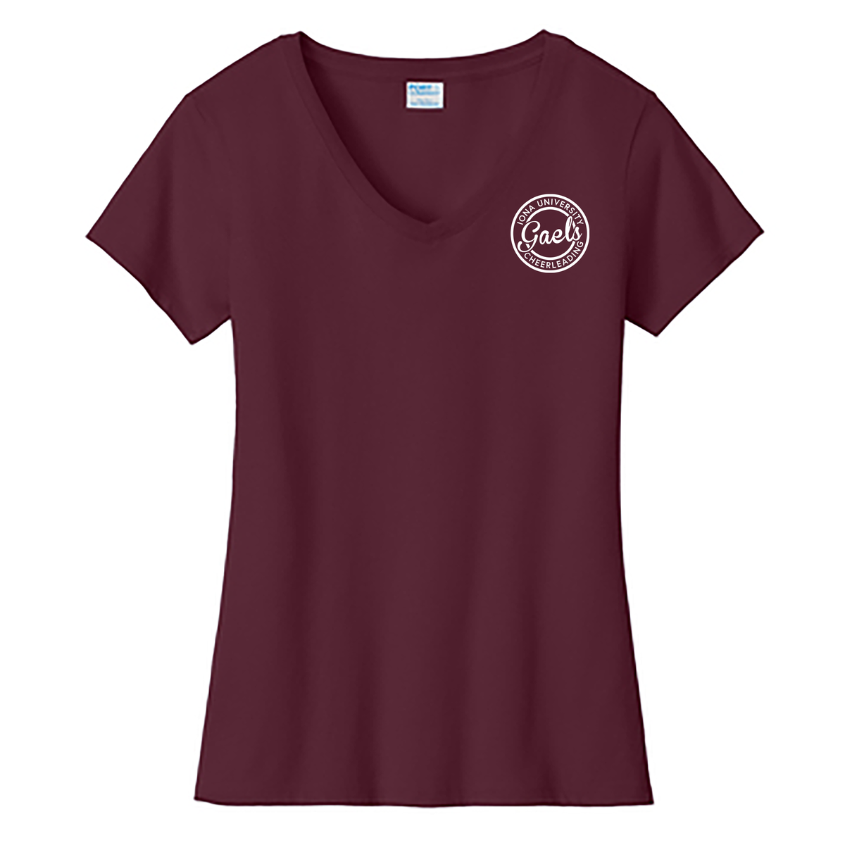 Iona University Cheer Ladies Fan Favorite V-Neck Tee