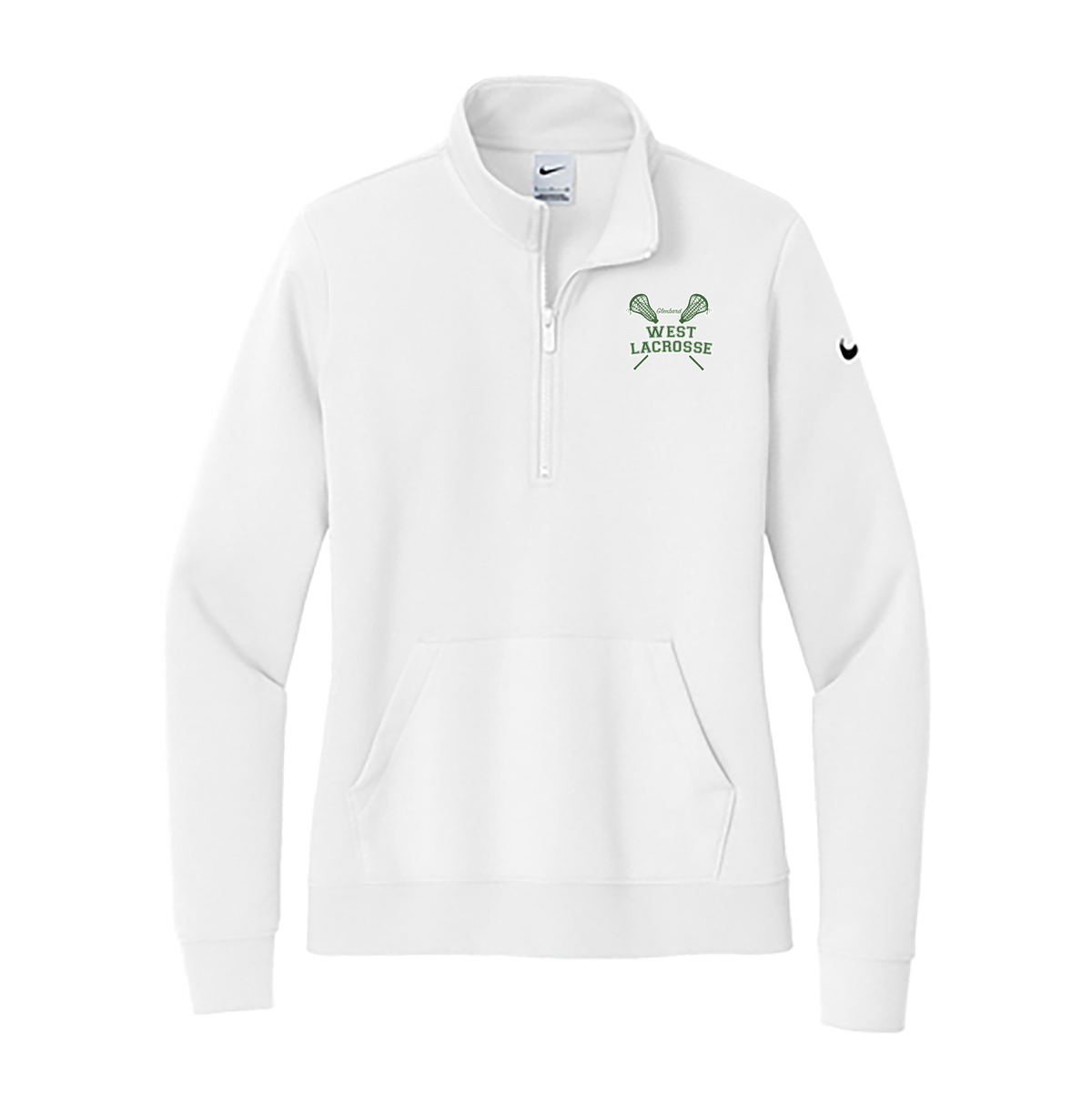 Glenbard West Lacrosse Nike Ladies Club Fleece 1/2 Zip