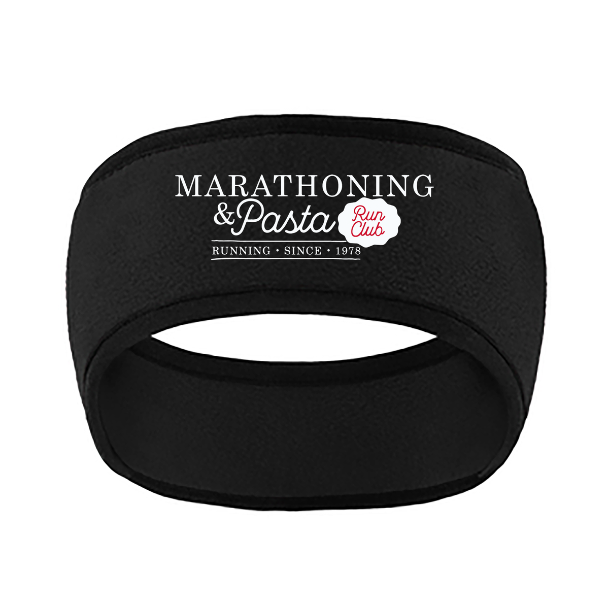 Marathoning and Pasta Club Fleece Headband