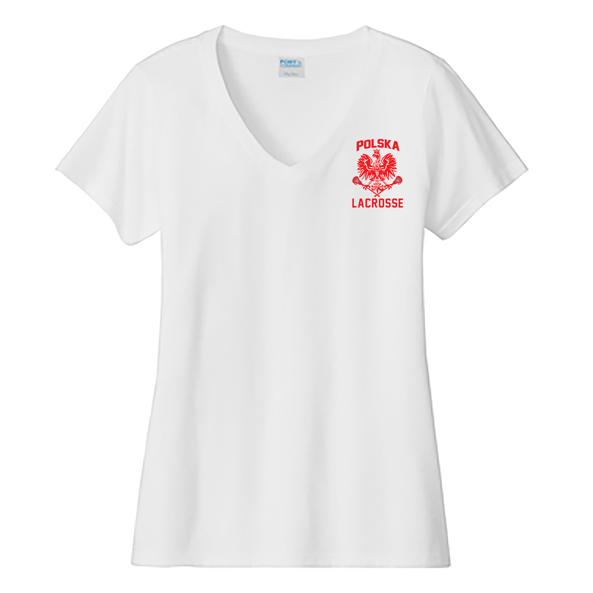 Polska Lacrosse Ladies Fan Favorite V-Neck Tee