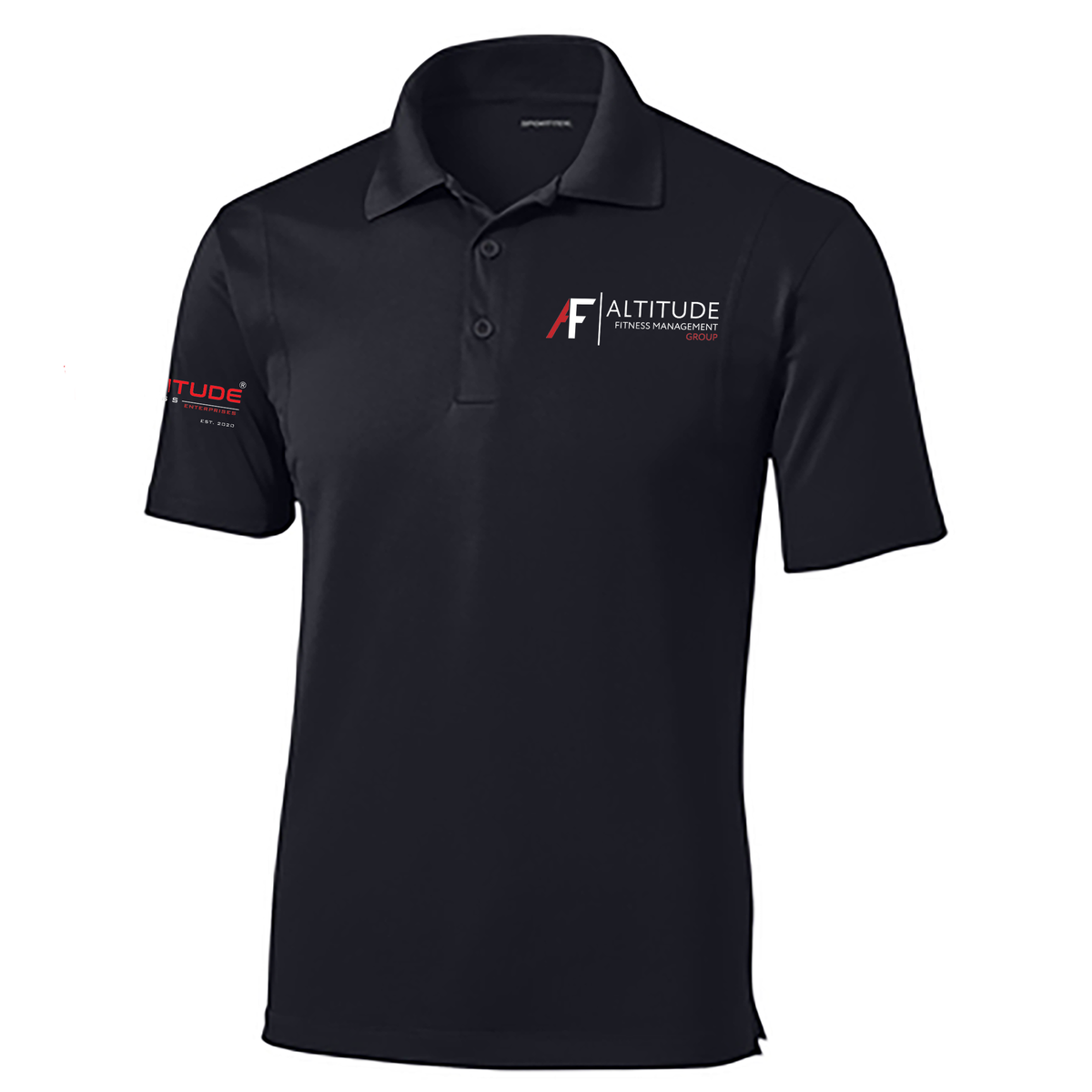 Altitude Fitness Management Group Micropique Sport-Wick Polo