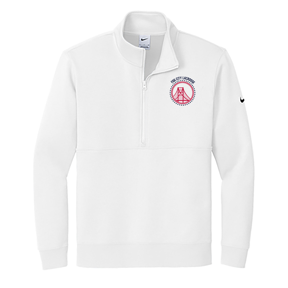 Fog City Girls Lacrosse Club Nike Club Fleece 1/2-Zip