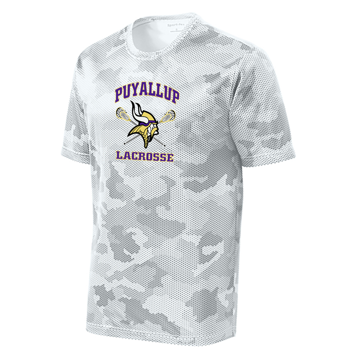 Puyallup Lacrosse CamoHex Tee