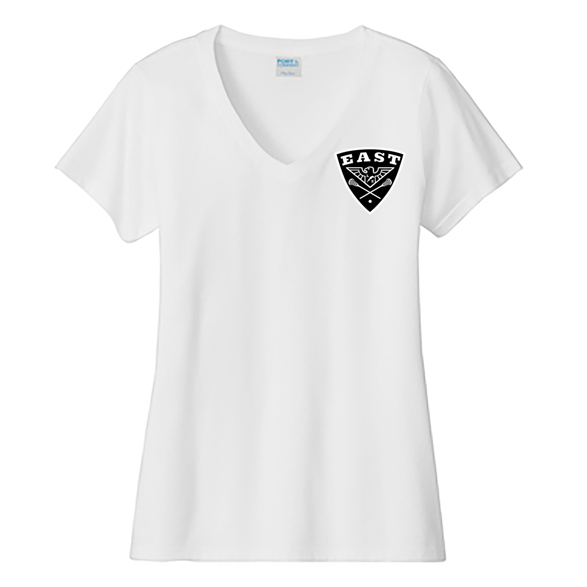 Lakota East HS Lacrosse Ladies Fan Favorite V-Neck Tee