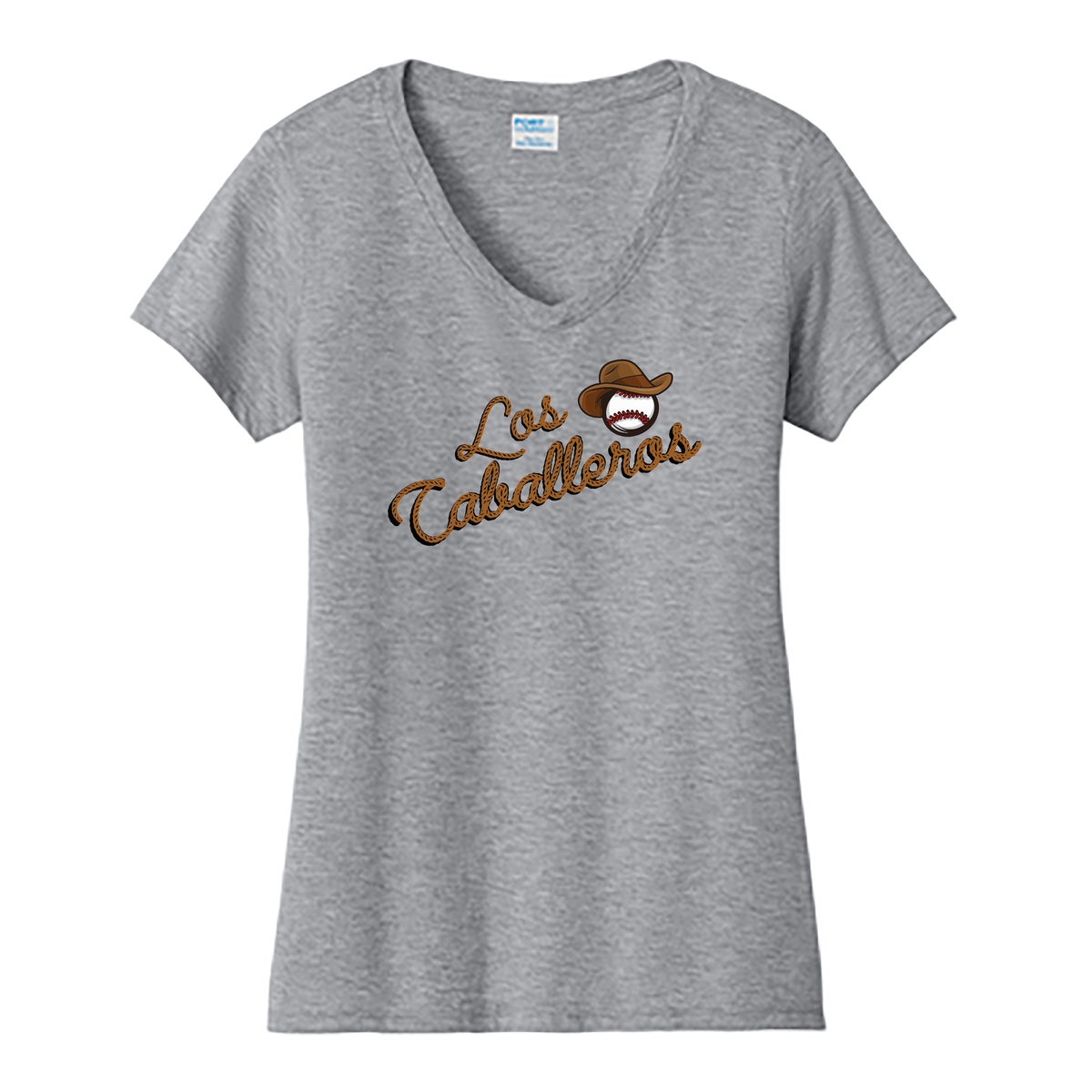 Caballeros Baseball Ladies Fan Favorite V-Neck Tee