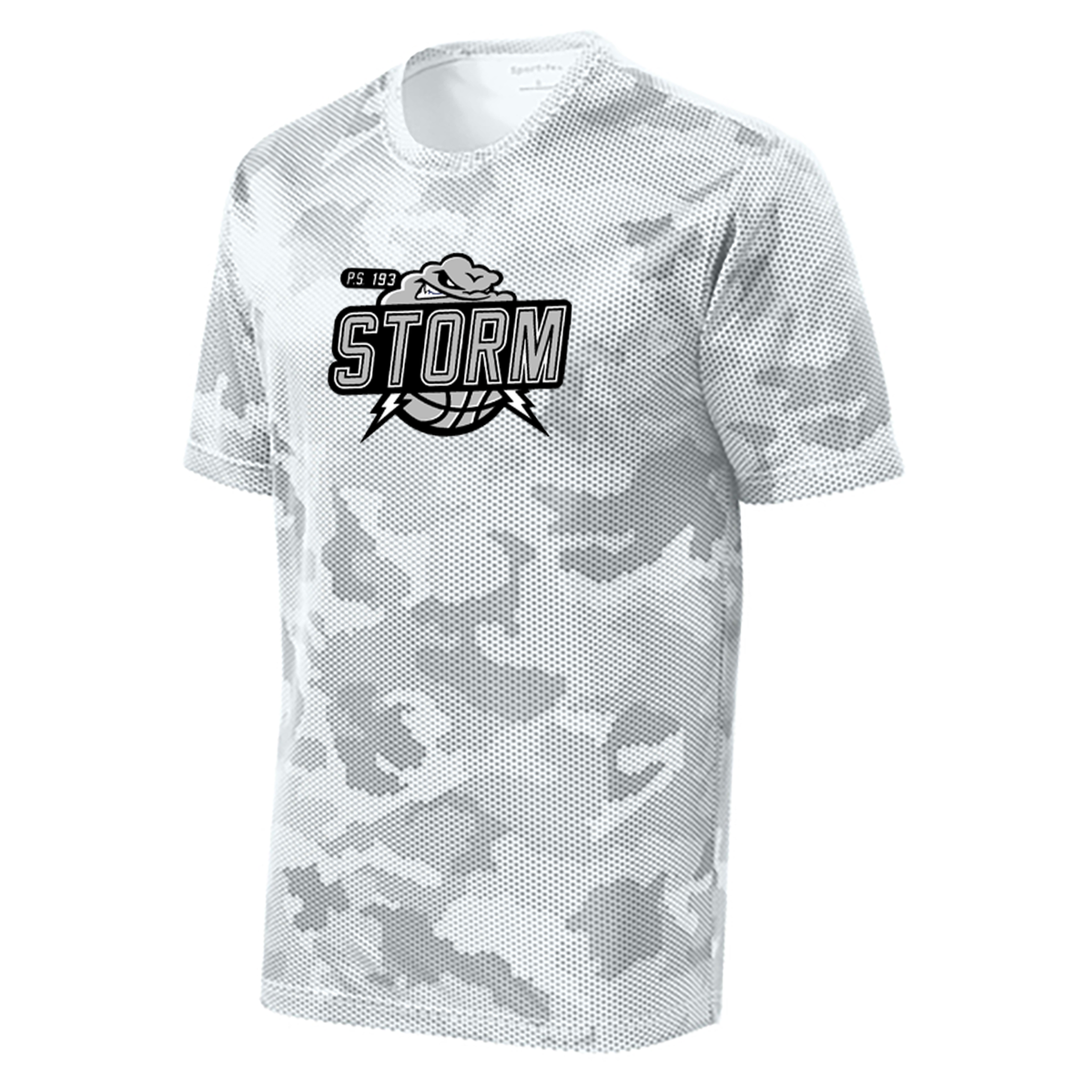 PS 193 Storm Basketball CamoHex Tee