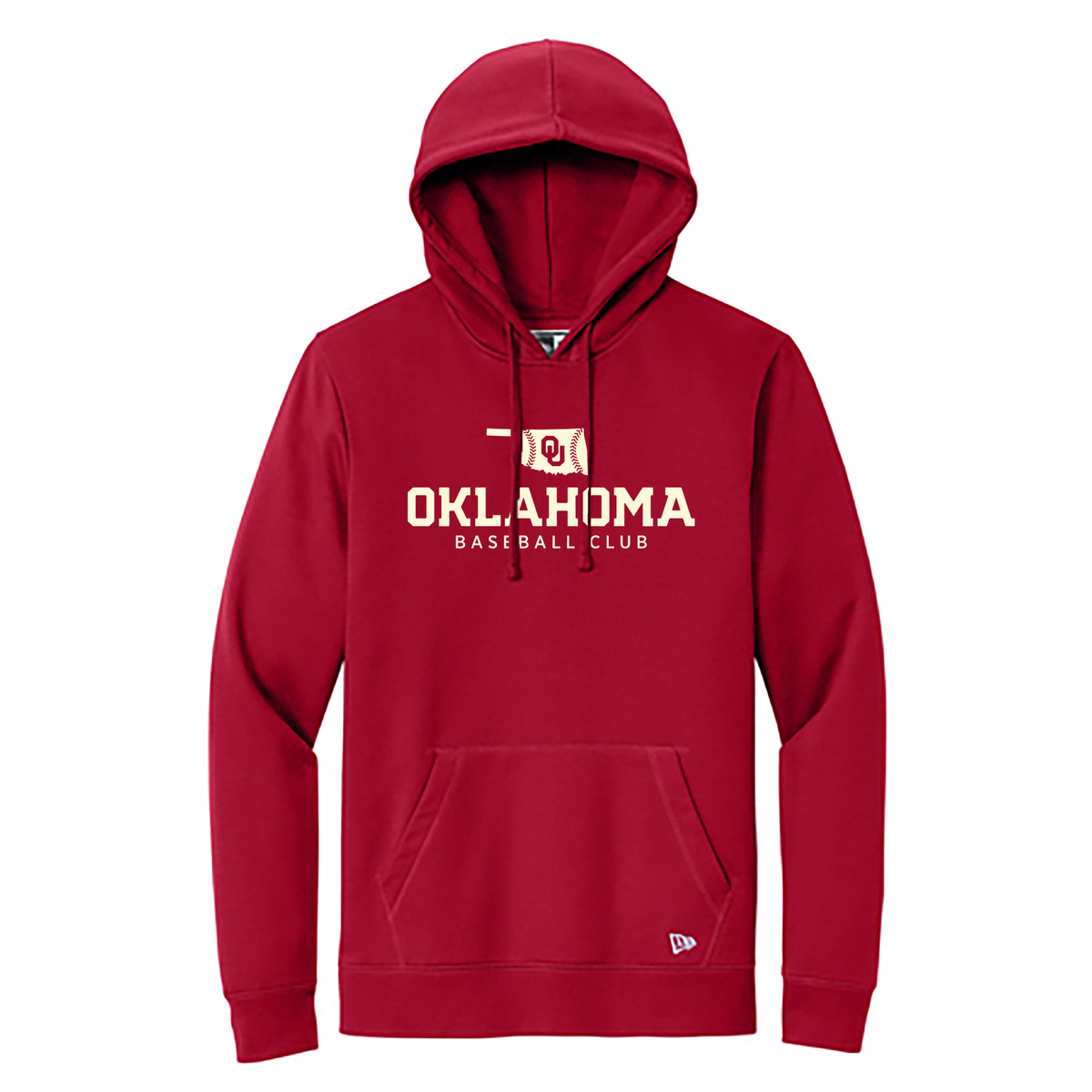 OU Club Baseball New Era Comeback Fleece Pullover Hoodie