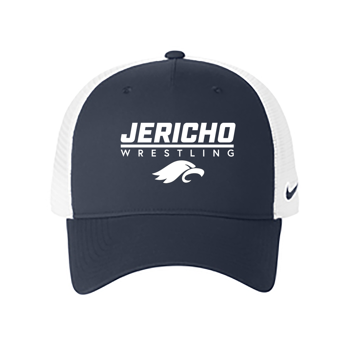 Jericho HS Wrestling Nike Snapback Mesh Trucker Cap