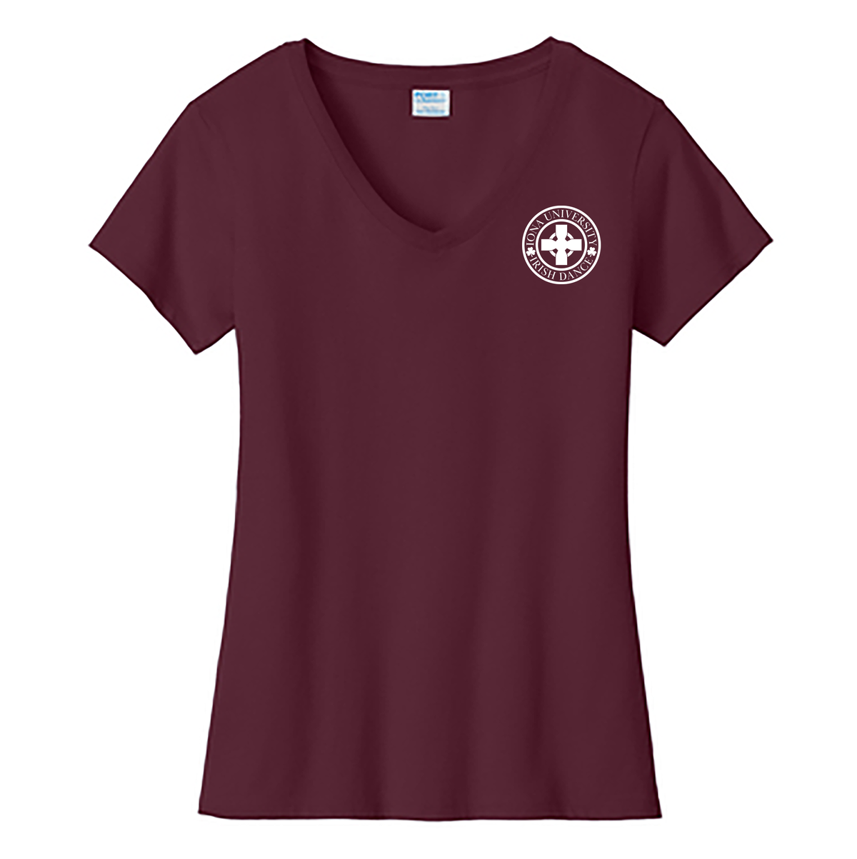 Iona University Irish Dance Ladies Fan Favorite V-Neck Tee