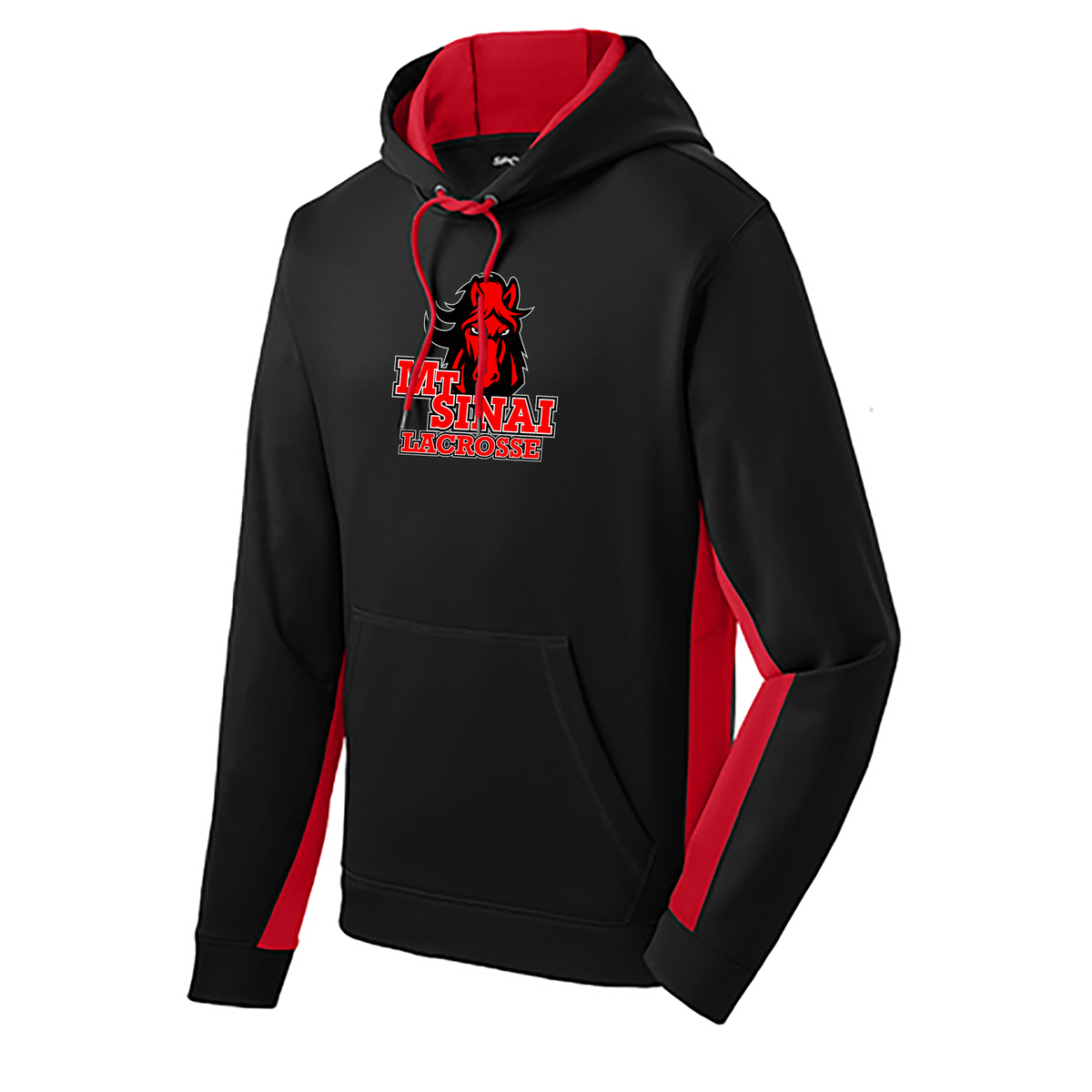 Mount Sinai Lacrosse Fleece Color Block Hoodie