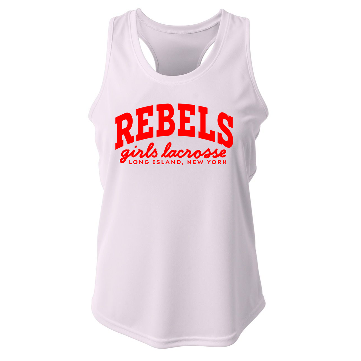 Rebels LC Girls Lacrosse Women's Athletic Racerback Tank