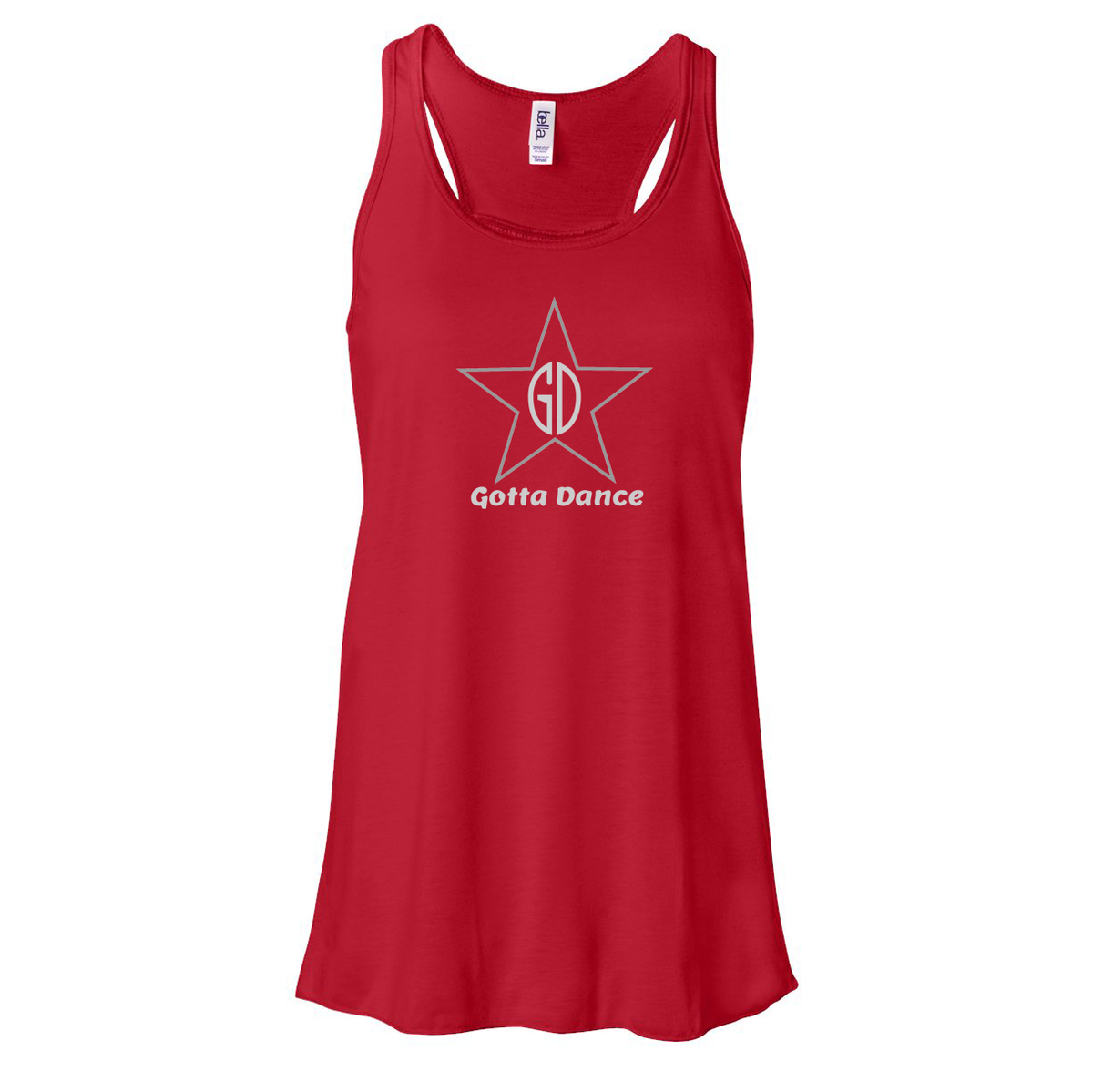 Gotta Dance BELLA + CANVAS Flowy Racerback Tank *GLITTER LOGO*