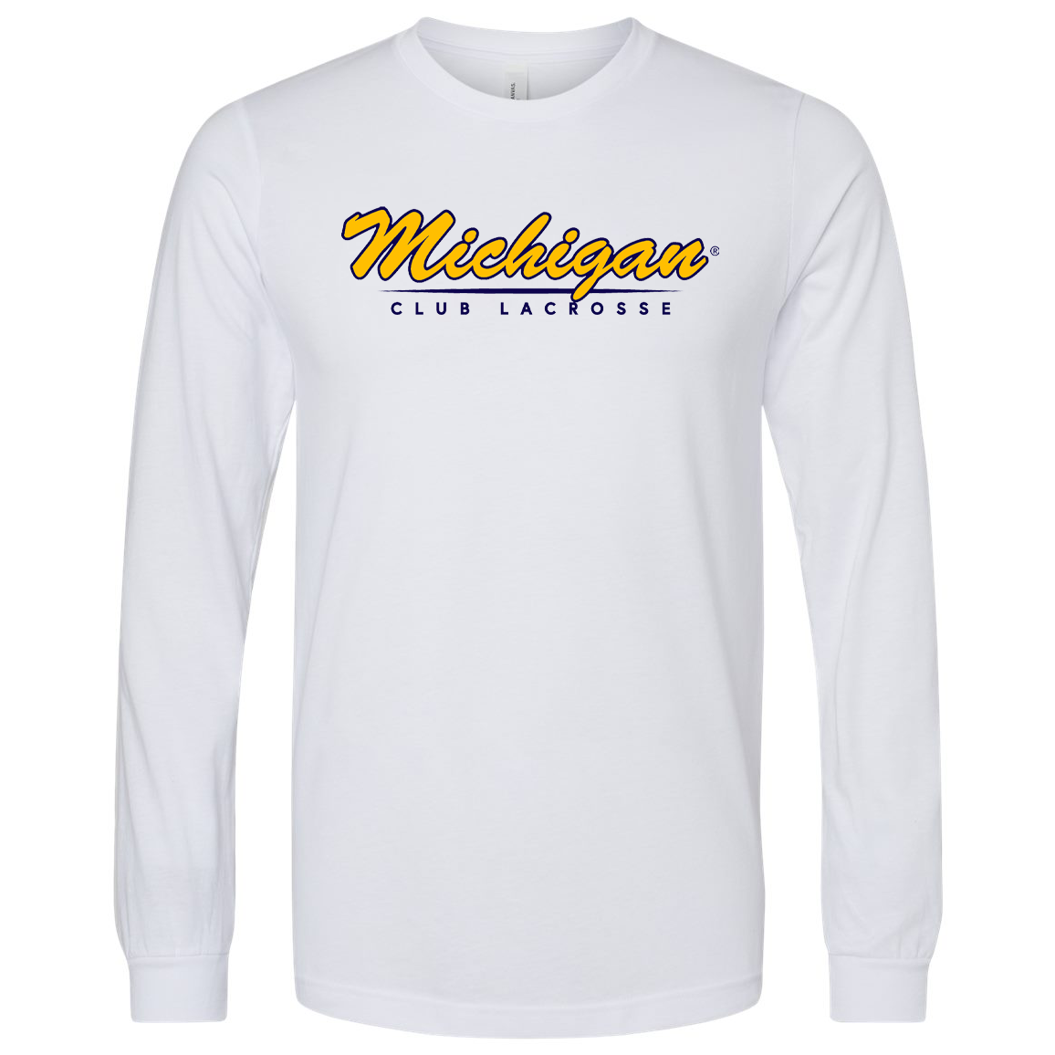 Michigan Club Lacrosse Unisex Long Sleeve Tee