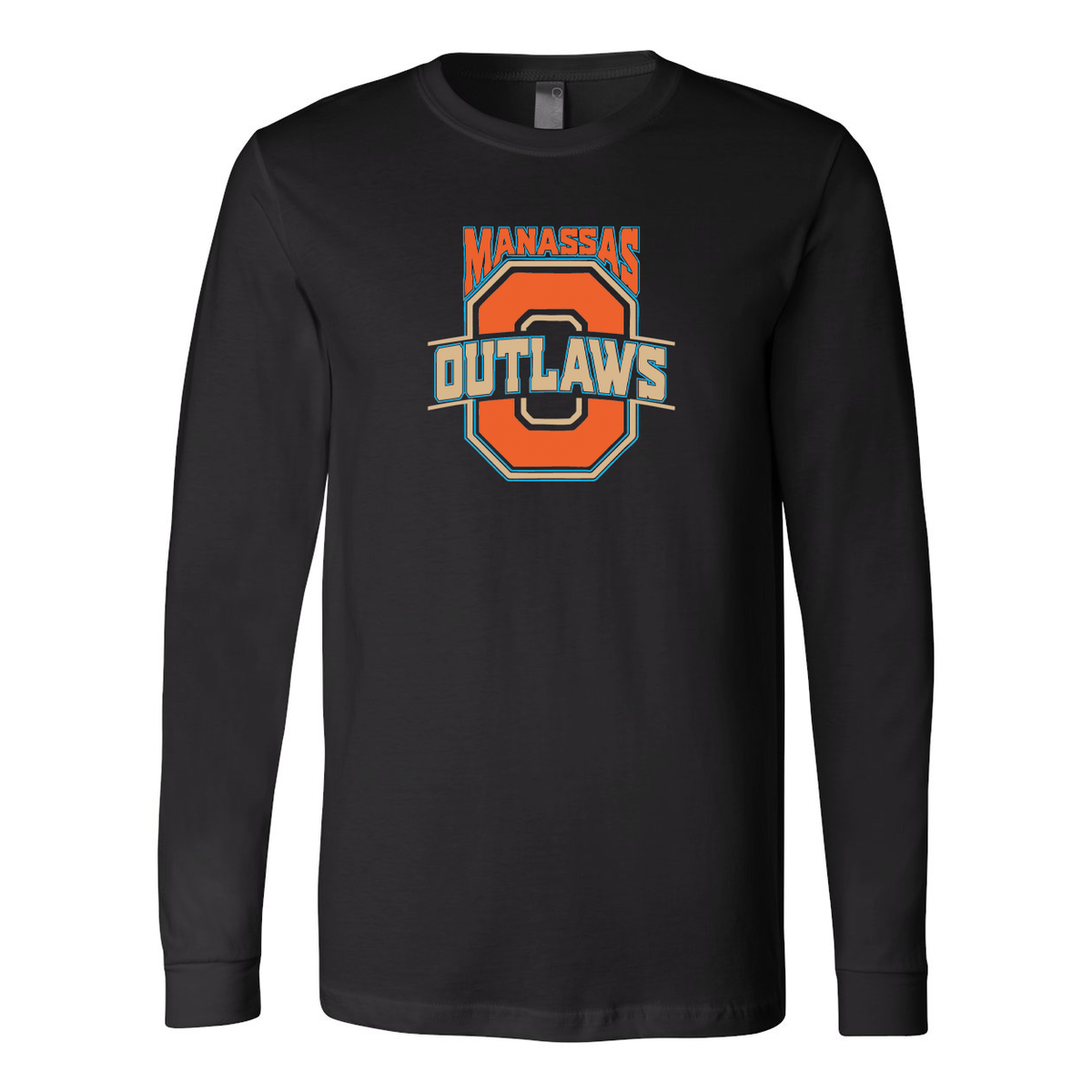 Manassas Outlaws Football Long Sleeve Tee