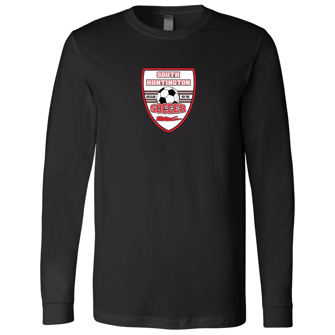 South Huntington Soccer Club Long Sleeve Tee - Bella+Canvas