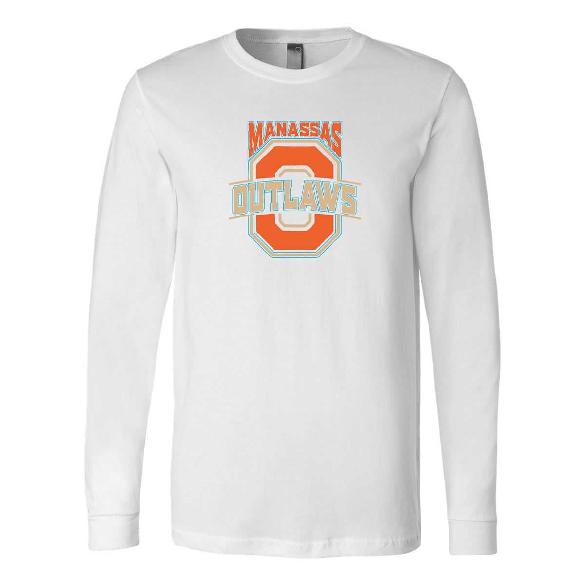 Manassas Outlaws Football Long Sleeve Tee